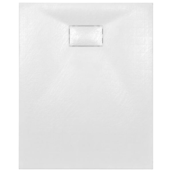 vidaXL Shower Base Tray SMC White 39.4"x31.5"