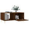 vidaXL Coffee Table Brown Oak Engineered Wood Medium Coffee Table