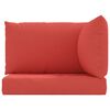 vidaXL Pallet Cushion Red Oxford fabric (100% polyester) Medium