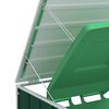vidaXL Wheelie Bin Storage for Triple Bins Green 85"x31.9"x45.3" Steel