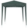 vidaXL Party Tent Green PE (polyethylene) canopy, steel frame 6.6 x 6.6 ft