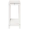 vidaXL Potting Table White Solid Pine Wood Medium Potting Table