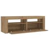 vidaXL Bedside Cabinet Set of 2 Artisan Oak Engineered Wood