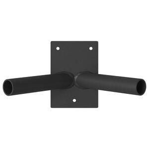 vidaXL Flag Pole Holder Black 11.5 x 7.5 cm Steel