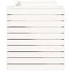vidaXL Planter Bench White Solid pine wood Medium Planters