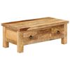 vidaXL Coffee Table Brown Solid Mango Wood 35.4 x 17.7 x 13.8 in
