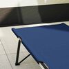 vidaXL Folding Camping Bed Folding Blue 81.10 x 29.92 x 29.13 in