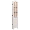 vidaXL 6-Panel Room Divider White 82.7"x65" Fabric