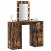 vidaXL Dressing Table Brown 40.16 x 12.99 x 53.15 in Engineered Wood