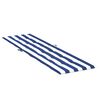 vidaXL Deck Chair Cushion Blue and White Stripe