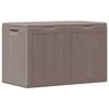 vidaXL Storage Box Brown 100% Polypropylene Large UV-resistant materials