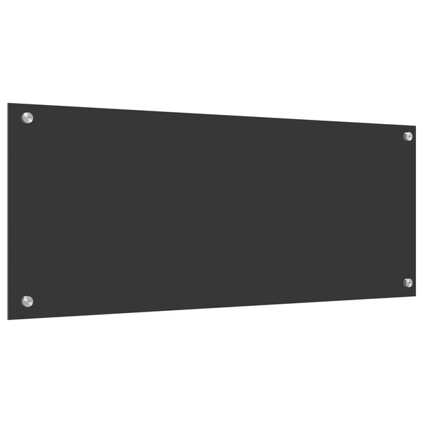 vidaXL Kitchen Backsplash Dark grey 39.37 x 15.75 x 0.24 in