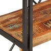vidaXL Bookcase Mixed color finish Solid reclaimed wood, powder-coated steel
