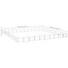 vidaXL Dog Kennel Silver Steel Extra Large Durable Dog Kennel