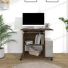 vidaXL Computer Desk Brown Oak Engineered wood Compact Computer Desk