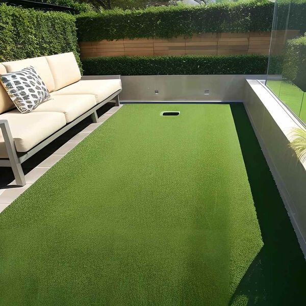 vidaXL Artificial Grass Green Polypropylene (PP) 3.3 x 32.8 feet