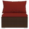vidaXL Garden Lounge Set Brown