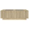 vidaXL Coffee Table Sonoma oak Engineered wood 45.7 x 27.2 x 15.7 in