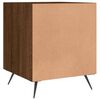 vidaXL Bedside Cabinet Set of 2 Brown Oak