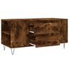 vidaXL Coffee Table Smoked Oak Engineered Wood Coffee Table Rectangular