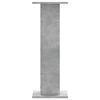 vidaXL Speaker Stands 2 pcs Concrete Grey 11.8x11.8x31.5" Engineered Wood