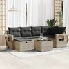 vidaXL Garden Sofa Set Light Grey