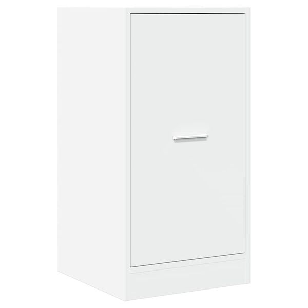 vidaXL Apothecary Cabinet White Engineered wood Medium