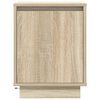 vidaXL Bedside Cabinet Set of 2 Sonoma Oak Engineered Wood
