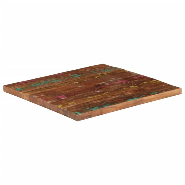 vidaXL Table Top Mixed color Solid reclaimed wood 31.5 x 31.5 in Durable