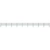 vidaXL Fence Panel with Posts Iron 613.3"x31.5" Green