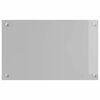 vidaXL Kitchen Backsplash Light grey 31.50 x 19.69 x 0.24 in