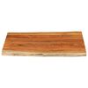 vidaXL Table Top Natural Solid acacia wood 35.4 x 31.5 in Durable