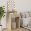 vidaXL Dressing Table Brown 19.69 x 16.14 x 55.12 in Engineered Wood