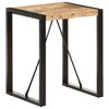 vidaXL Dining Table Rough Mango Wood Solid Rough Mango Wood Small