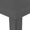 vidaXL Canopy Anthracite Powder-coated steel, Polyester with PA coating