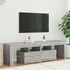 vidaXL TV Cabinet Grey sonoma Engineered wood 55.1 x 14.4 x 15.7 in