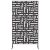 vidaXL Privacy Screen Black Steel