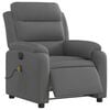 vidaXL Electric Massage Recliner Chair Dark Gray
