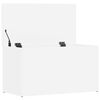vidaXL Storage Chest White Engineered wood Medium Storage Chest
