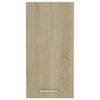 vidaXL Hanging Cabinet Sonoma Oak Engineered Wood 11.6x12.2x23.6 in