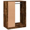 vidaXL Wardrobe Smoked Oak Engineered Wood Medium Wardrobe Rectangular