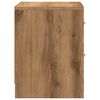 vidaXL Bedside Cabinet Set of 2 Artisan Oak Engineered Wood Small