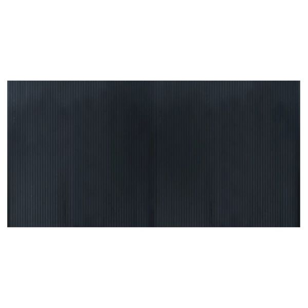 vidaXL Rug Gray Bamboo, Polypropylene 39.4 x 78.7 in Area Rug