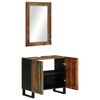 vidaXL Bathroom Furniture Set Reclaimed Wood Finish