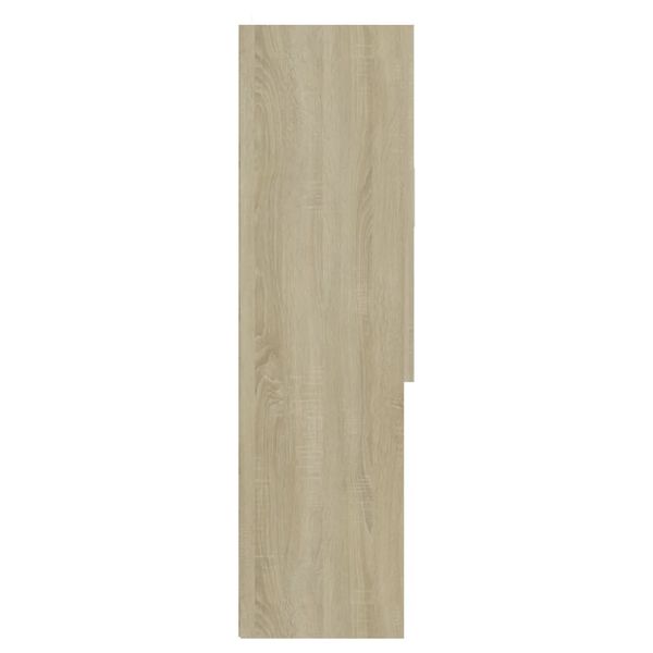 vidaXL Washing Machine Cabinet Sonoma Oak 27.8x10.0x35.4"