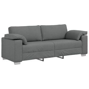 vidaXL Sofa Dark Grey 86.22 x 31.50 x 32.28 in Fabric