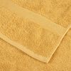 vidaXL Towel Set of 2 Gold 100% Cotton 39.4 x 78.7 in Cotton Towel