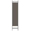 vidaXL 3-Panel Room Divider Anthracite 47.2"x86.6" Fabric