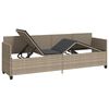 vidaXL Sun Lounger Light Grey