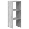 vidaXL Bookcase Grey Sonoma Engineered Wood Bookcase Rectangular